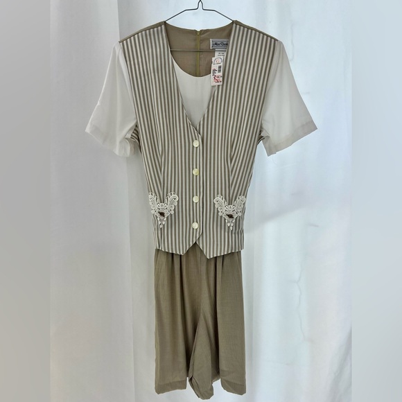 VINTAGE 90s grannycore ROMPER - Picture 1 of 4